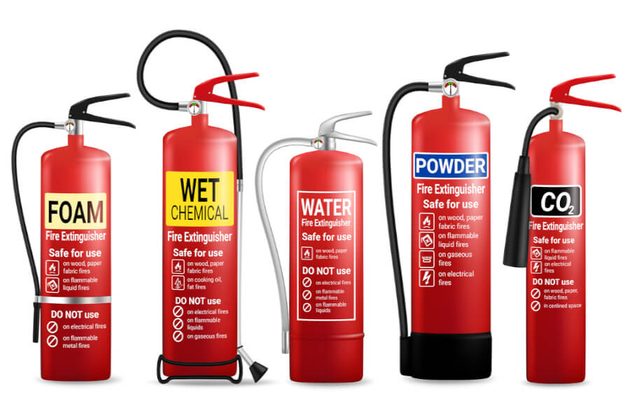 Fire Extinguisher Types & Classes in Australia - Australian